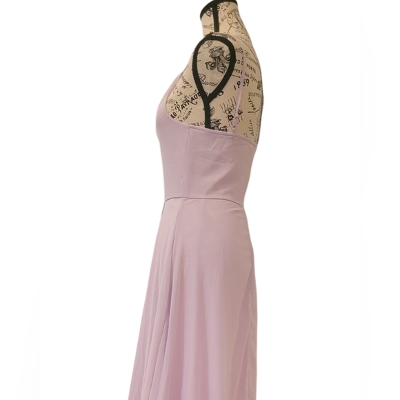 STUNNING SOFT LILAC FULL LENGTH GOWN. SIZE XS never worn - Picture 9 of 16